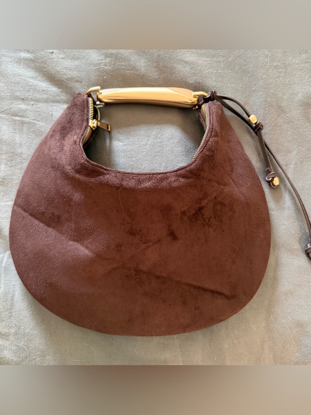 A New Day Faux Suede Handbag NWOT